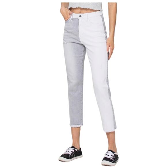 NWt Flying Monkey Invincible - Super High Rise Stretch Boyfriend Jeans 25 - Picture 4 of 14